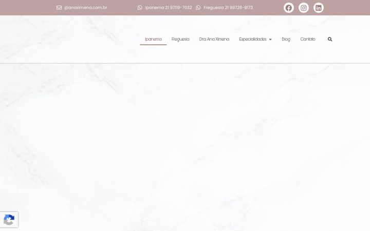 Screenshot of anaximenazunino.com.br
