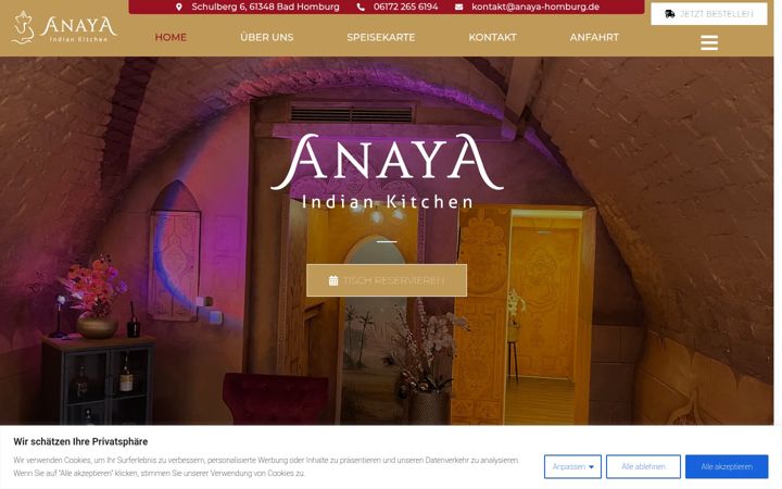 Screenshot of anaya-homburg.de