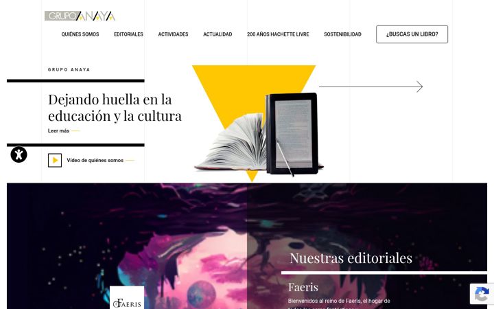 Screenshot of anaya.es