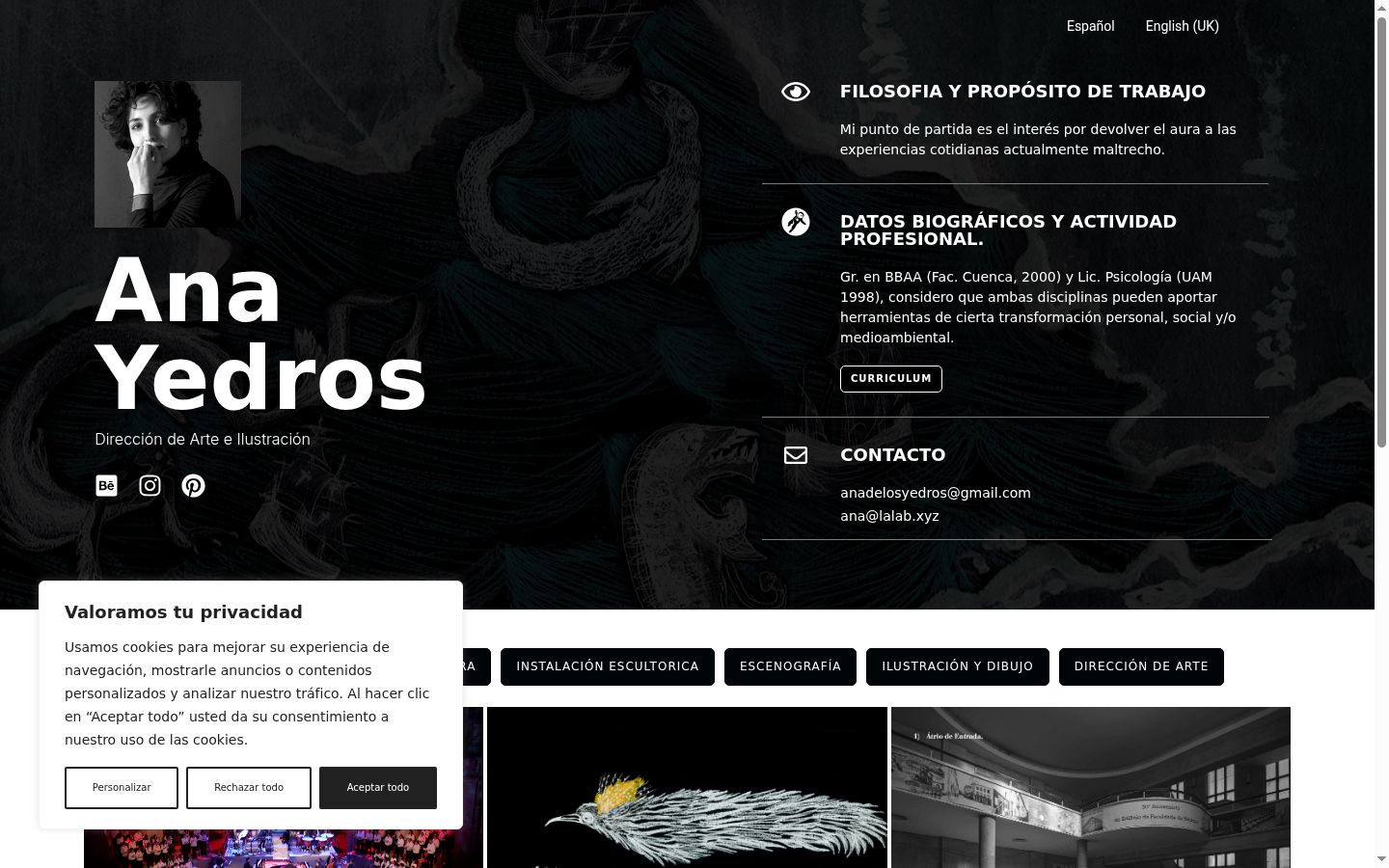 Ekrānuzņēmums ar piekrišanas baneri, kas tika rādīts pirms jebkādas mijiedarbības