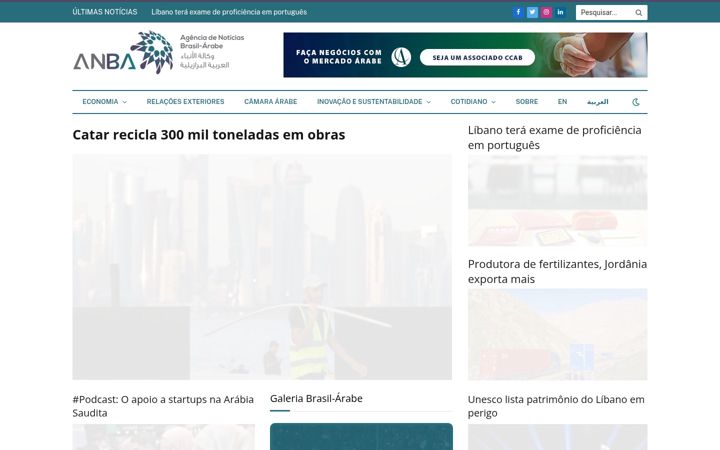 Skærmbillede af anba.com.br