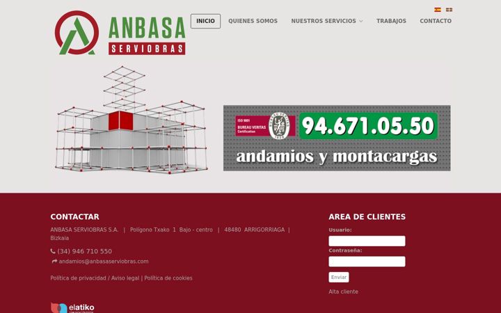 Screenshot of anbasaserviobras.com