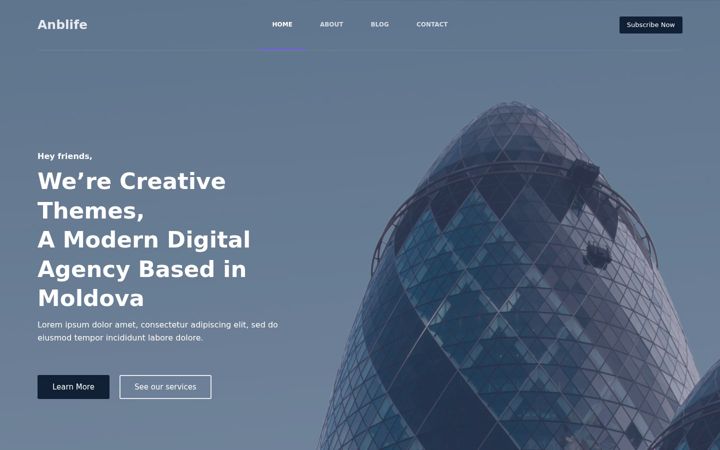 Screenshot of anblife.com
