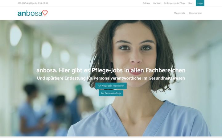 Screenshot of anbosa.de