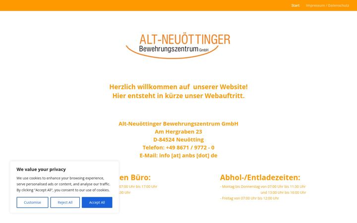 Screenshot of anbs.de