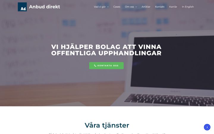 Screenshot of anbuddirekt.se
