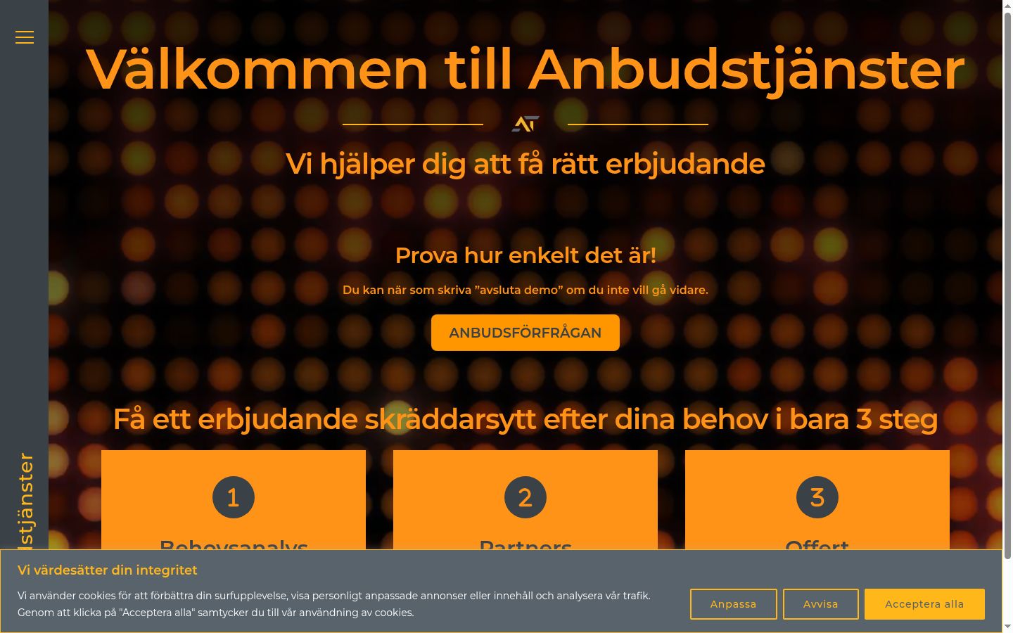 Ekraanipilt nõusolekubännerist, mida näidati enne mis tahes suhtlust