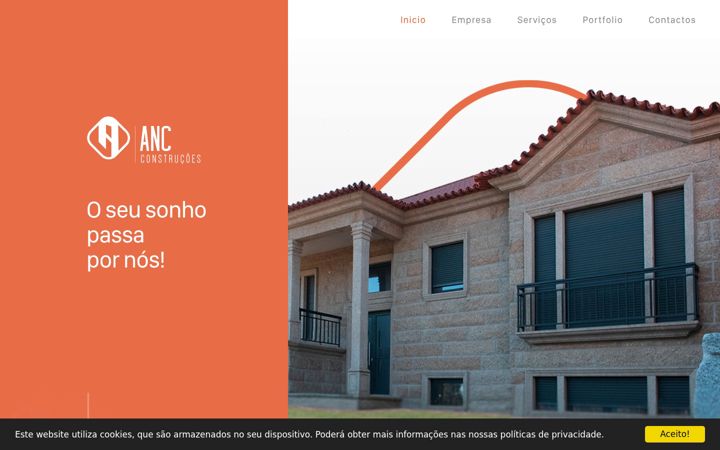 Screenshot of anc-construcoes.pt