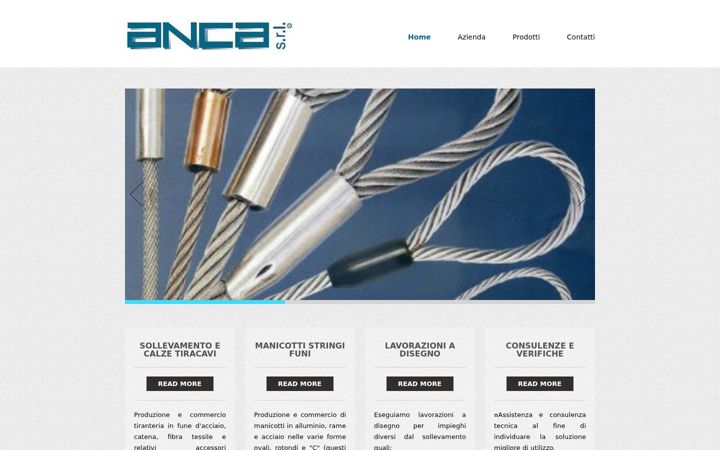 Screenshot of anca-srl.it