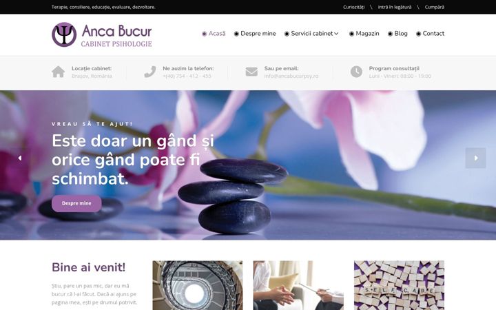 Screenshot of ancabucurpsy.ro