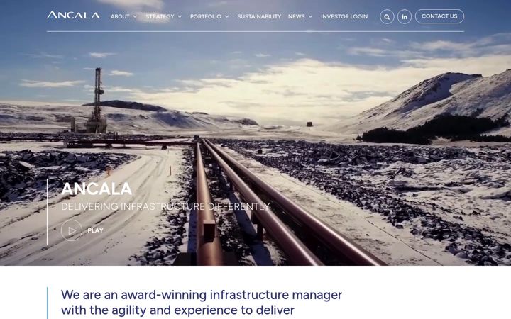 Screenshot of ancala.com