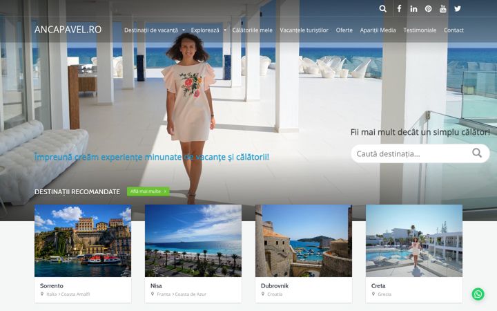 Screenshot of ancapavel.ro