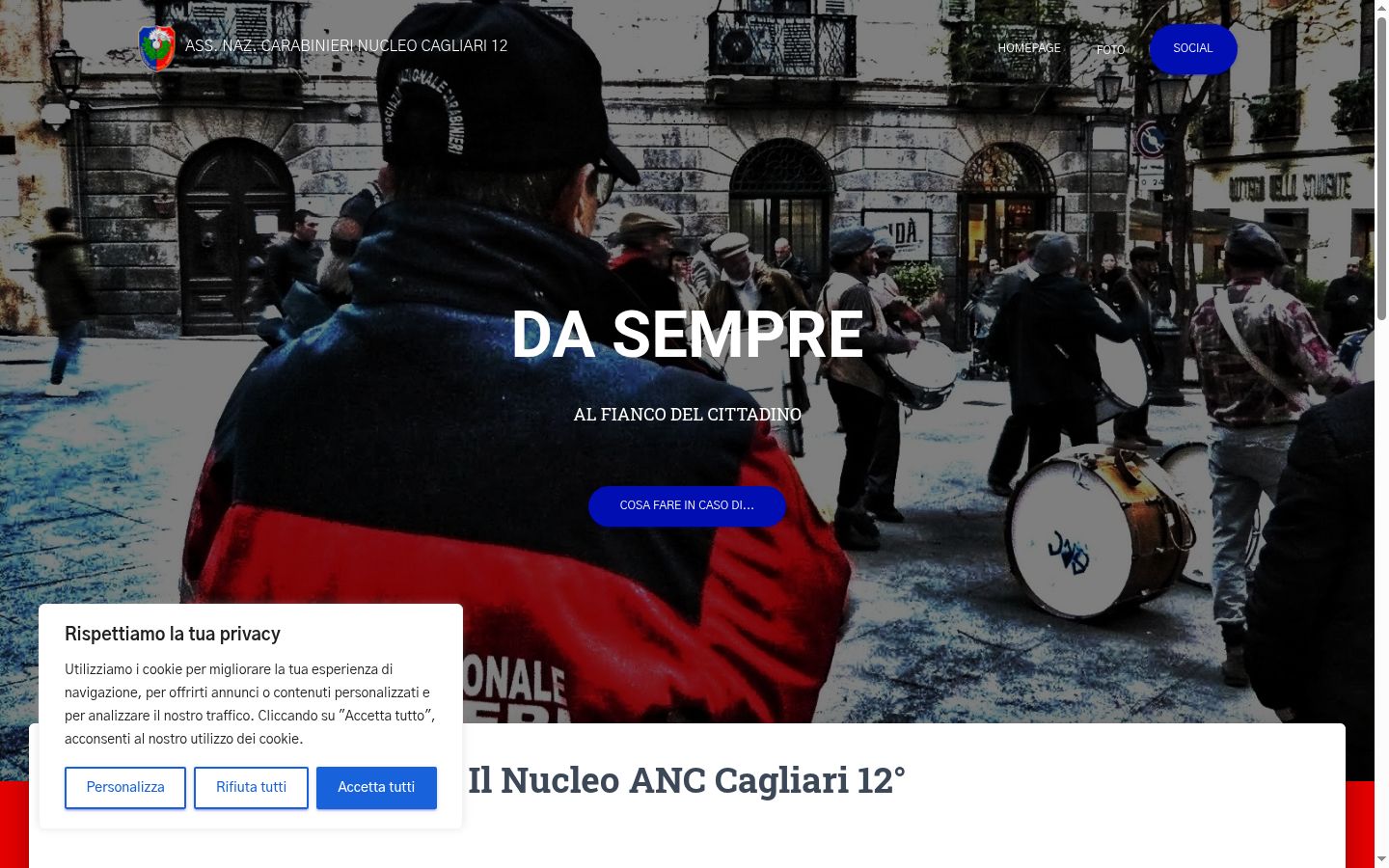 Captura de pantalla del banner de consentimiento mostrado antes de cualquier interacción