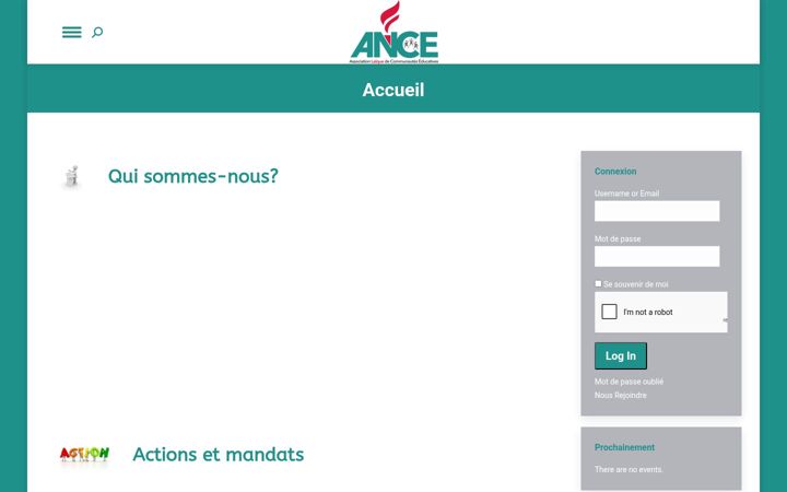 Screenshot of ance.be