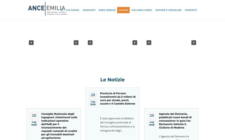 Screenshot of anceemilia.it