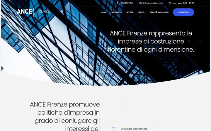 Screenshot of ancefirenze.it