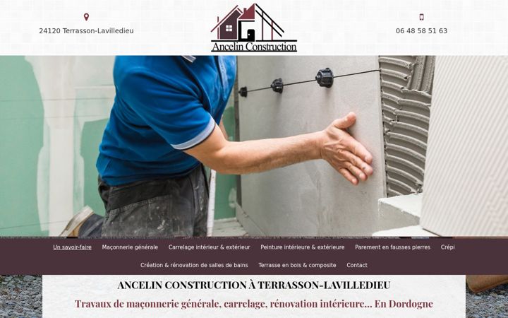 Screenshot of ancelin-construction-24.fr