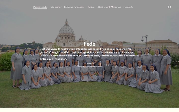 Ekrano kopija ancellemissionarie.org