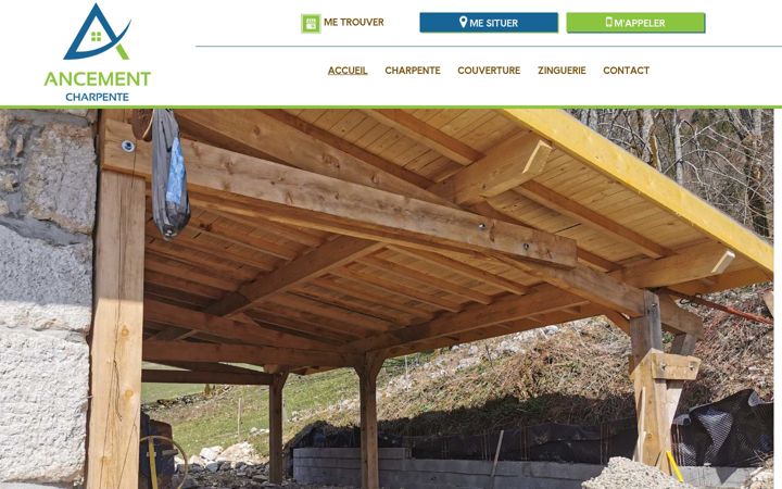Screenshot of ancement-charpente.fr