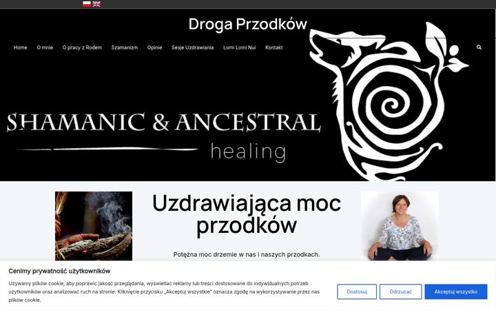 Screenshot of ancestralpath.eu