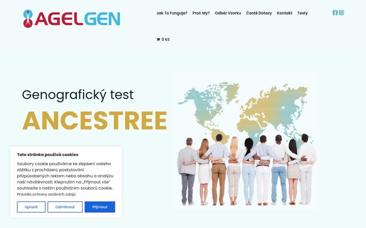 Screenshot του ancestree.cz