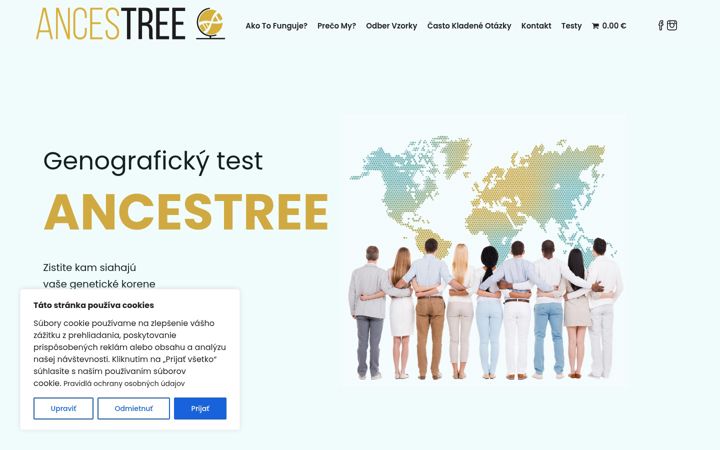 Screenshot di ancestree.sk
