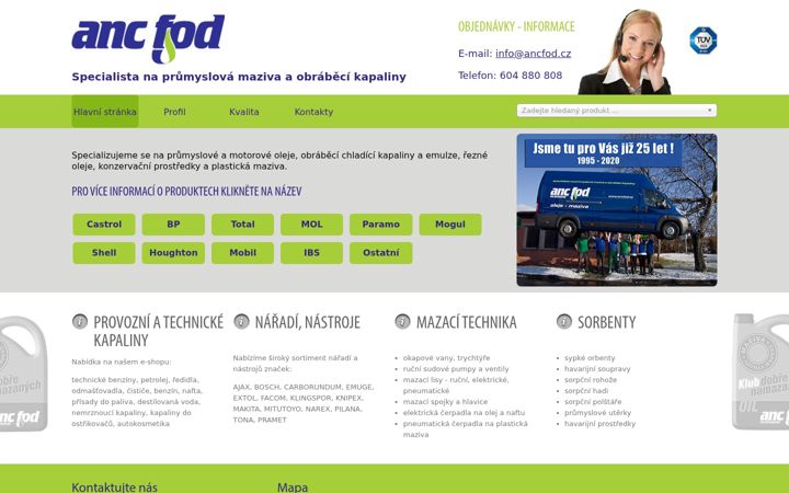 Screenshot of ancfod.cz