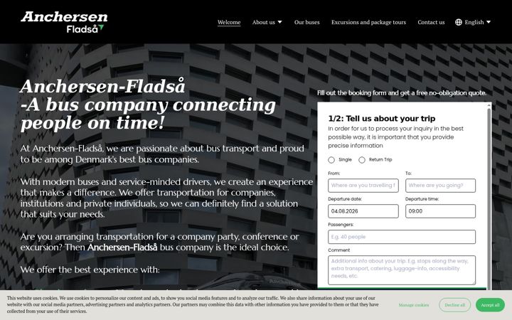 Screenshot of anchersenfladsaa.dk