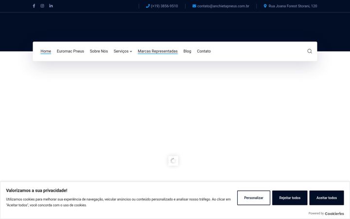 Screenshot of anchietapneus.com.br