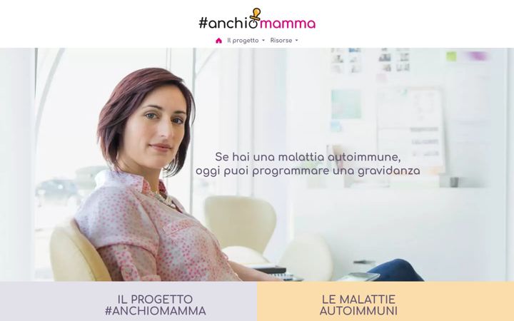 Screenshot of anchiomamma.it