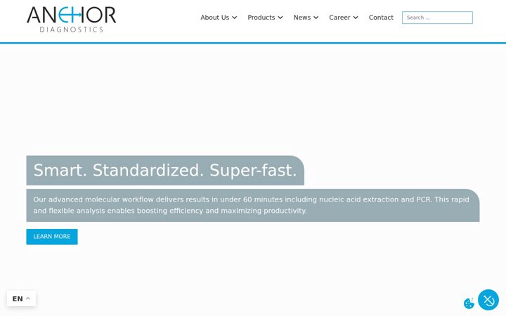 Screenshot of anchor-diagnostics.com