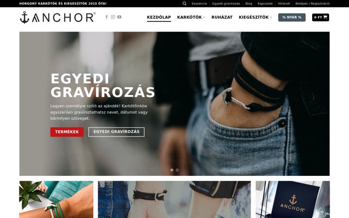 Captura de ecrã de anchor.hu