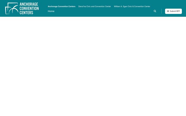 Screenshot of anchorageconventioncenters.com