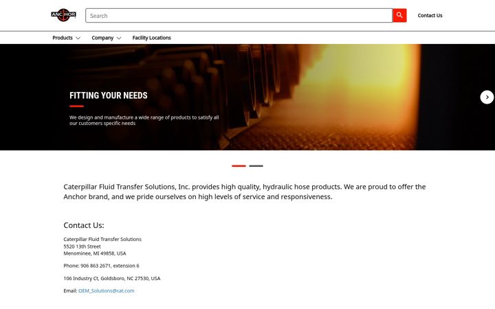 Screenshot of anchorcoupling.com