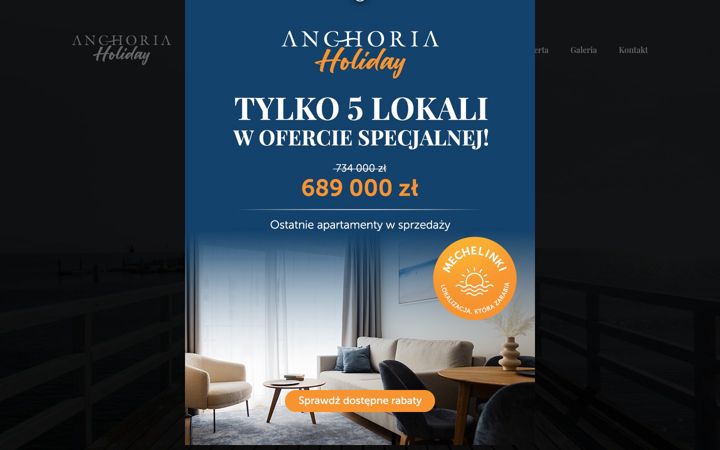 Posnetek zaslona anchoria.pl