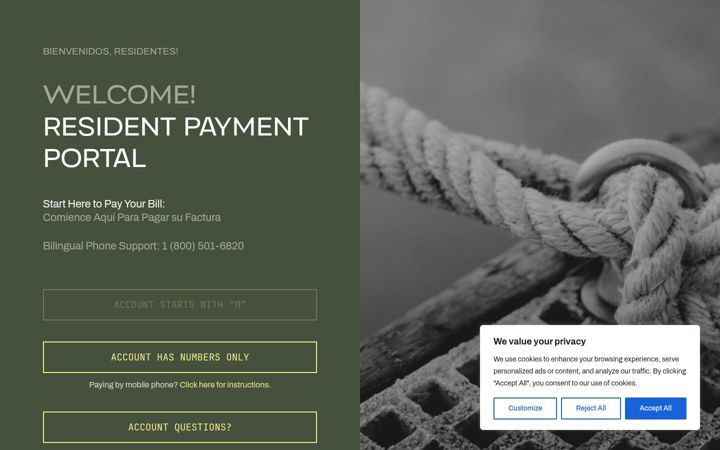 Screenshot of anchorpaynow.com