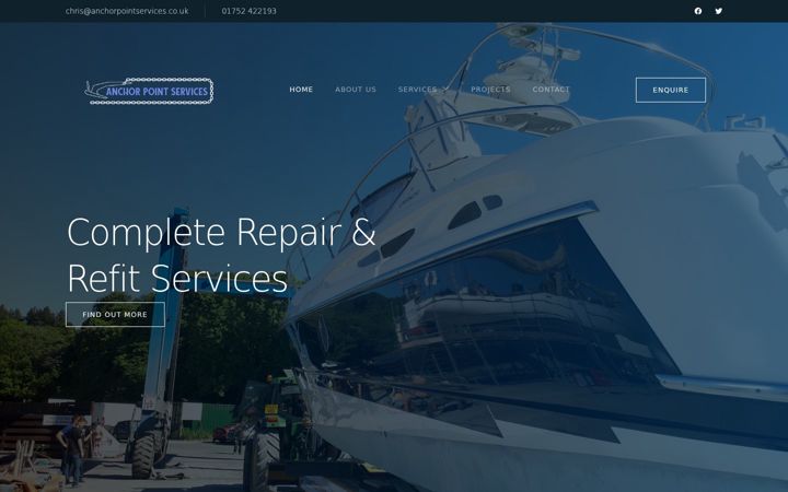 Screenshot of anchorpointservices.co.uk