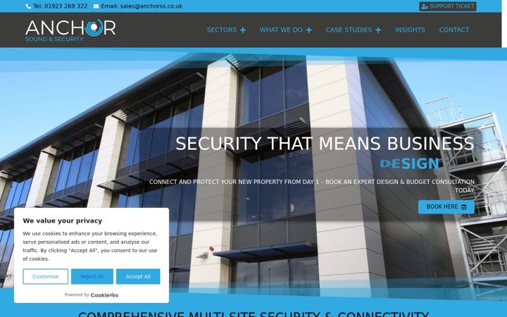 Screenshot of anchorss.co.uk