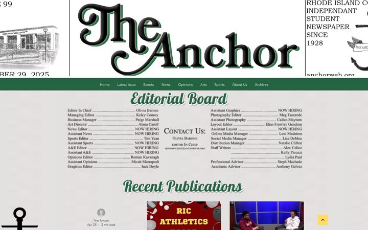Ekrano kopija anchorweb.org