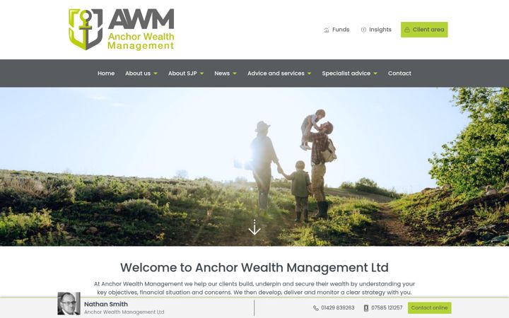 Screenshot of anchorwmltd.co.uk