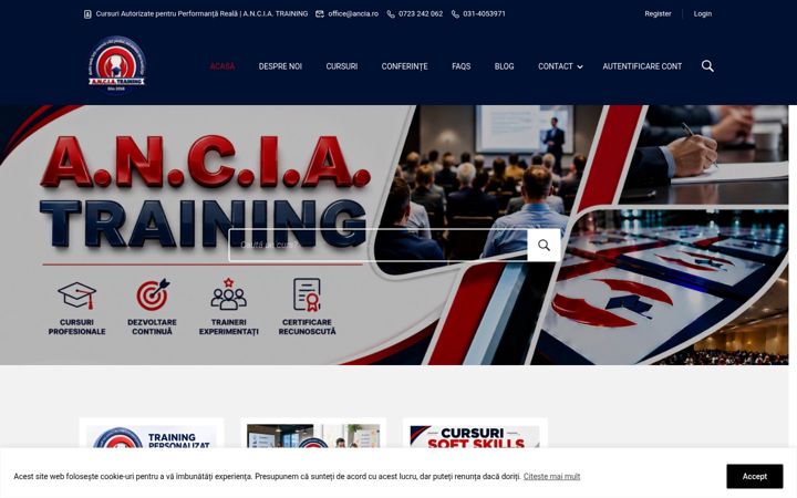 Screenshot of ancia.ro