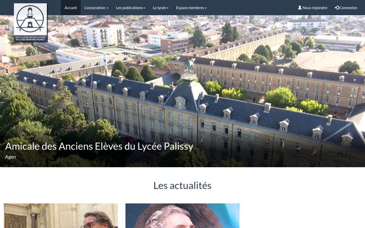 Screenshot of anciens-palissy47.fr