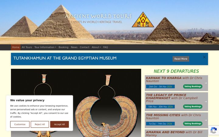Screenshot of ancient.co.uk