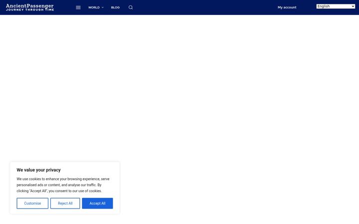 Screenshot of ancientpassenger.com