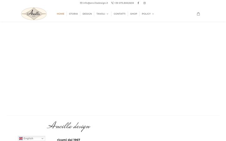Screenshot stránky ancilladesign.it