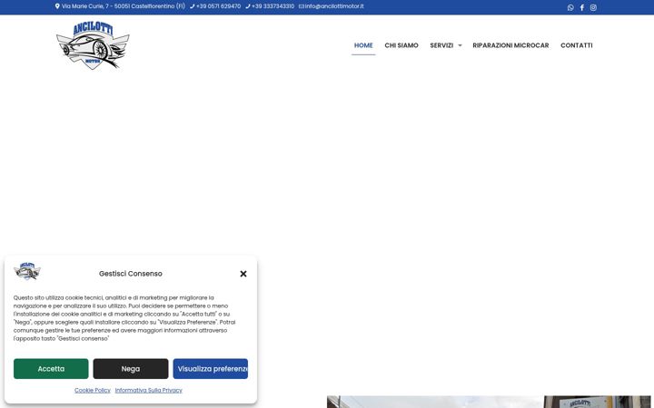 Screenshot of ancilottimotor.it