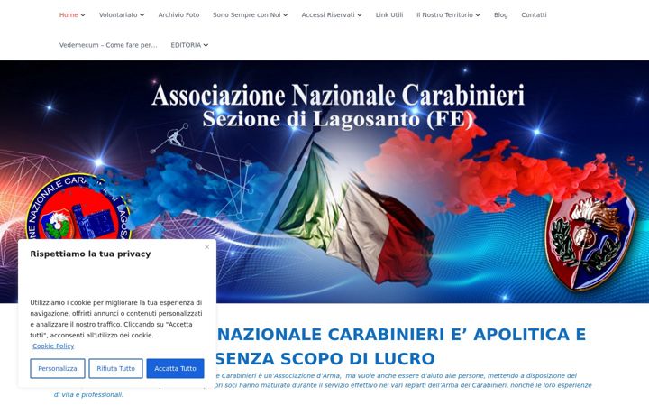 Screenshot stránky anclagosanto.it