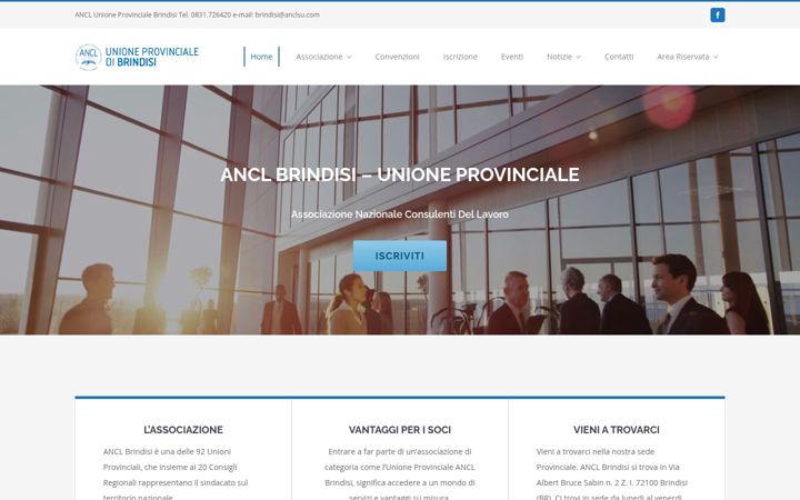 Screenshot of anclbrindisi.it