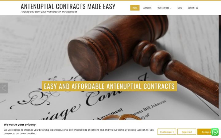 Екранна снимка на ancmadeeasy.co.za