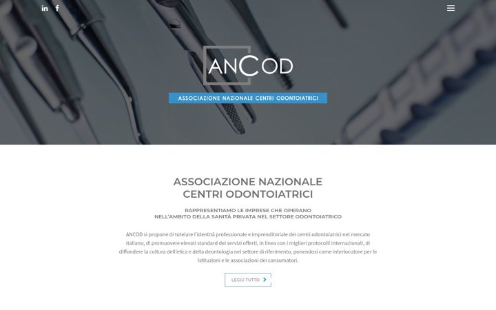 Screenshot stránky ancod.it